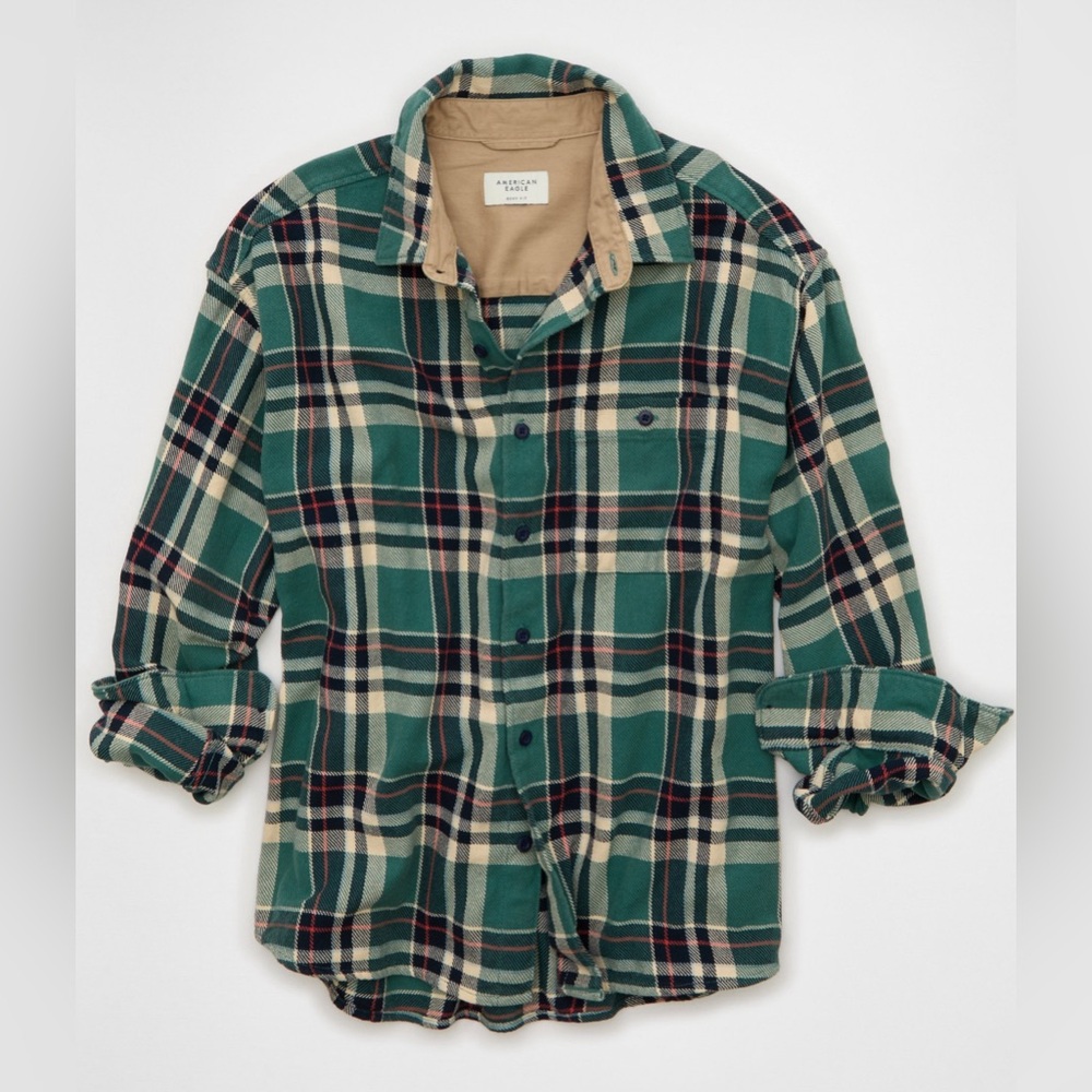 American Eagle Outfitters Men’s Lightweight Flannel Shirt